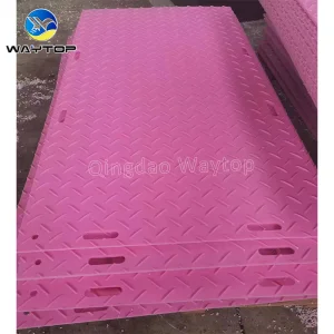 Frost-Resistant Ground Protection Mats Flexible Polymer Road Mats