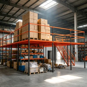 Large Span Warehouse Steel Mezzanine Floor Rack