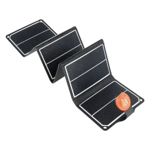 14W High-Efficiency Waterproof Outdoor Emergency Power Foldable Portable Solar Panel Charger