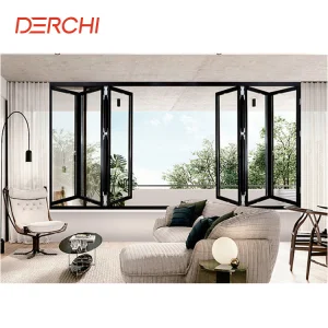 Factory Manufacture Customize Size and Color UPVC Kitchen Balcony Foldable Window Price Folding Windows