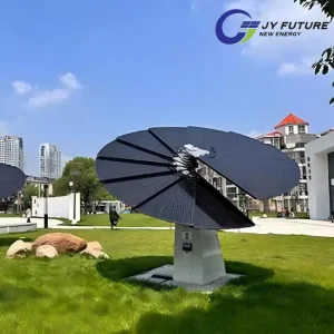 Sistema de panel solar tipo cuchilla de flor