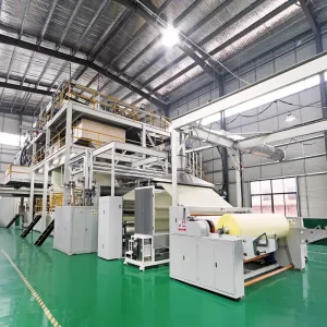 China High Speed Nonwoven machine Spunbond Nonwoven Fabric Production Line Manufacturers, Factory