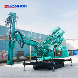 Full Hydraulic Diesel Powered Tunnel Anchor Top Hammer Drift Drilling Rig with Pump for Hard Rock Bolting Anchoring