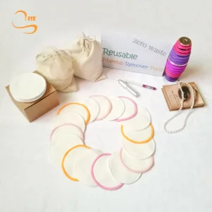 Eco-friendly Soft Facial Makeup Remover Pads Cleansing Tool Zero Waste Woman Bamboo Pads Reusable