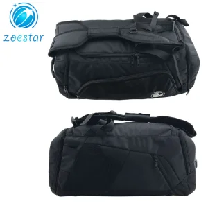 Bolsa de deporte personalizada para hombres grandes de fin de semana negro, viaje y gimnasio con logo