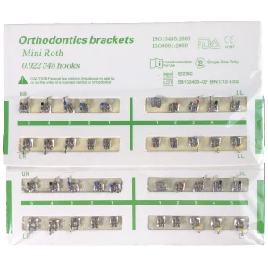 Dental Braces Set Mbt Mini Metal Roth Standard 018 022 Orthodontic Bracket Kit
