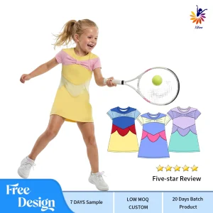Girls Sports Yoga Dress Tennis Dress