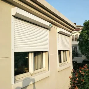 Electric Security Motorized Aluminum Roller Shutter Window