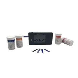 Instrumentos Analíticos Clínicos Máquina Diabética Colesterol Ácido Úrico Glucosa en Sangre Tiras Isaw Medidor de Hemoglobina
