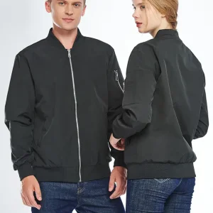 China ZD solid color unisex green bomber jacket Companies, Products