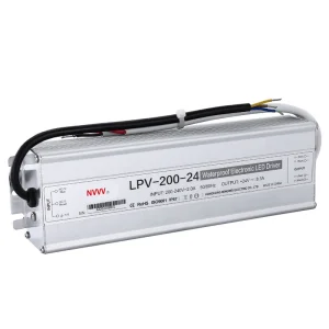 24v Ac to Dc Transformer Waterproof Switching Mode Power Supply LPV-200-24 LED Driver 200W