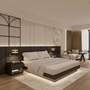 Factory Wholesale Nice Price Modern Commercial Style Hotel Project Furniture For Hotel Bed Room