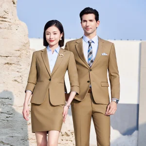 Men's Hotel Manager Uniform Suit Set