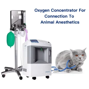 High-Performance 10 Lpm Veterinary Oxygen Concentrator with Anesthesia