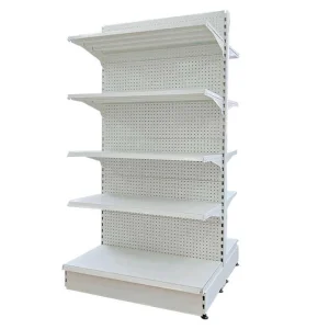 Durable Heavy-Duty Steel Multifunctional Double-Sided Retail Display Racks