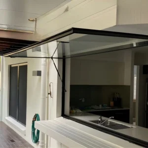 Modern Double Glass Awning Window Featuring Triple Glazing Option