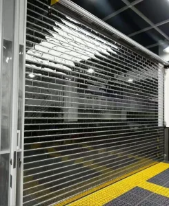 Customized Automatic Roller Rolling Door Vertical Grilles