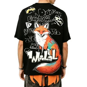 Anime Graphic Woven T-Shirt Regular Fit 100% Cotton High Quality Custom Print Streetwear Anti-Pilling Quick Dry for Men Women