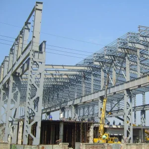 Edifício de Estrutura de Aço Prefabricado Pintado
