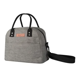 Heopono Shoulder Belt Lightweight Simple Elegant Else Clear Travel Outdoor Work Picnic Freezable Cooler Bag Lunch Tote Bag