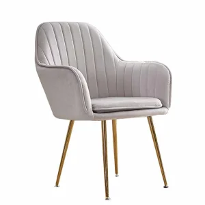 Velvet Fabric Dining Chaise