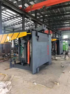 Aps Elétrica Industrial 1ton Sucata de Alumínio Cobre Latão Bronze Aço Inoxidável Fundição Forno de Fusão por Indução de Frequência Média para Fundição de Lingotes