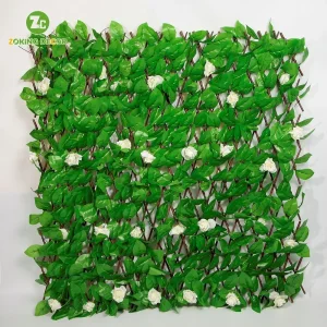 Decorative Faux IVY Leaf Fence