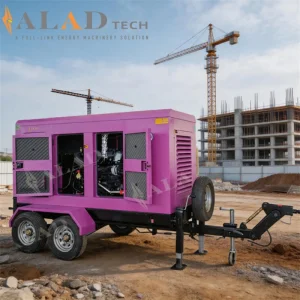 مولد ديزل ويشاي نوع مقطورة منخفض الضوضاء 20-1200kw