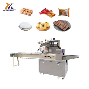 Horizontal Flow-Wrapper Facial Mask Pastry Dessert Shortbread Food Pillow Type Packaging Packing Machine