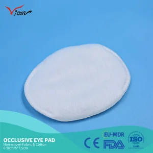 Cheap Price 6*8/5.7.5cm Comfortable Absorbent Medical Non-Woven Fabric Eye Dressing Pad with ISO
