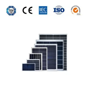 Smart Solar Cell Panel Kit with Charge Controller for Residential Energy Storage