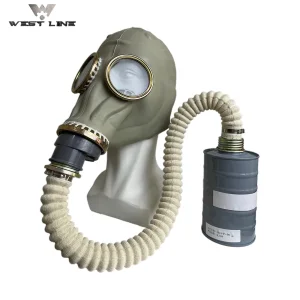Nuclear Chemical Tactical Full Face Gas Respirator Mask with 40mm Activated Carbon Filter