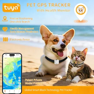 Pet Product Waterproof GPS Pet Tracker with Health Monitoring for Dogs