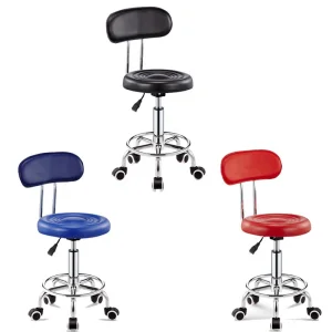 Rolling Stool Mid-Back