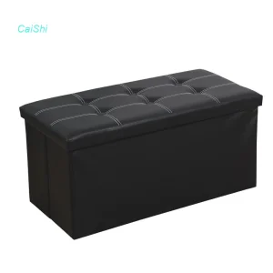 Best-selling Leather Living Room Furniture Storage Ottoman