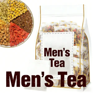 Factory Own Ginseng Six Treasure Kidney Tea for Male Enhancement With Wholesale 100% Natural Herbs Bagged