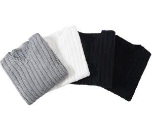 77 Ralph Womens V-Neck Sweater Knitwear Wool Cotton Winter