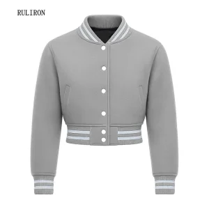 Custom Women's Sports Crop Jacket