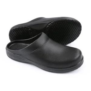 JDS CE Safety Anti-Slip Rubber Kitchen Chef Shoes Oil Resistant EVA Clogs Shoes Comfortable Men Shoes
