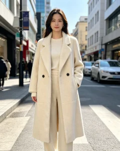 New Women's Long Faux Fur Coat Loose Oversized White Teddy Coat