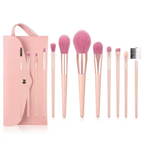 Conjunto de Bolsa de Pincéis de Maquiagem Luxuosa
