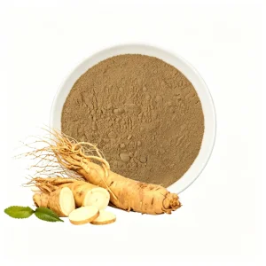 Premium Natural Ginseng Adventitious Root Powder High Ginsenosides Pure Panax Extract for Beverage Snack Ingredient Raw Material