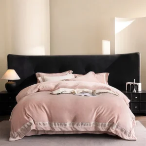 Embroidered Flannel Set