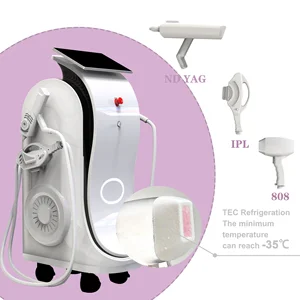 KM 3000w 2in1 Diode Laser Machine IPL SHR Laser 755 808 940 1064 Alexandrite Hair Removal Machine with AI Skin Analysis Device