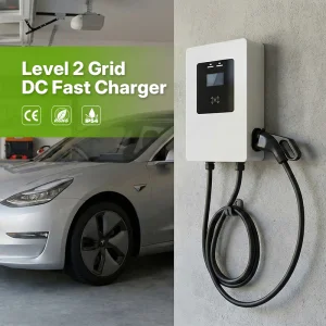 Smart Level 2 DC EV Charger 14-28kw CCS1 Nacs Ocpp 2.0.1 Fast Charging Unit