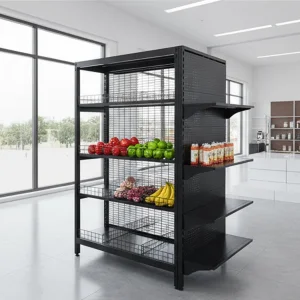 Solid Commercial Grade Shelf Unit for Sturdy Merchandise Display