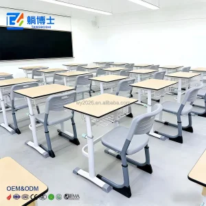 High Quality School Desk and Chair Set