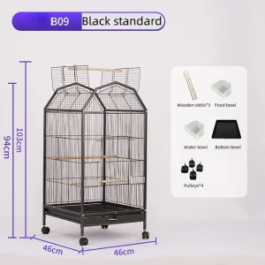 Heavy Duty Rolling Large Bird Cage