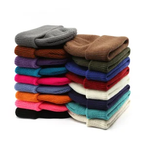 Wholesale Custom Logo Unisex High Quality Plain Blank Beanie