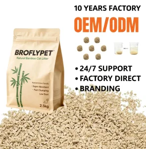Bamboo Based Cat Litter